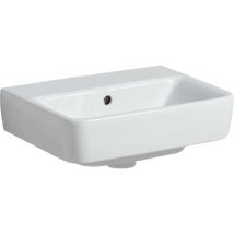 Keramag - Geberit Renova Plan, Lavabo Con Enjuague Manual, 45x34 Cm, Sin
