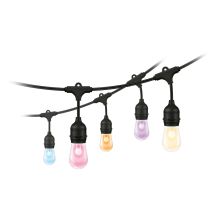 Guirnalda Conectada LED 15m Exterior – Iluminación Inteligente, Control Wi-Fi, Resistencia IP65, Modos Dinámicos