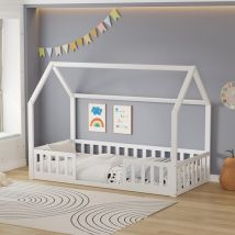 Westwood House Shape Kid Wood Bed Frame Khb01 White