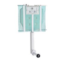 Einbauspülkasten 6-3 Lt – 7,5 cm dicke Polyethylenbox – für Stand-WCs – Zwei-Mengen-Spülung
