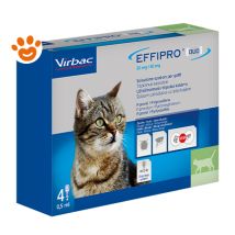 Virbac Cat Effipro Duo Spot-on - Virbac Cat Effipro Duo Spot-on - Confezione Da 4 Pipette