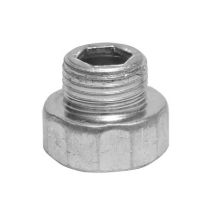 Prolunga reducida de acero C. 10 – Rosca UNI - ISO 228/1 CL.B – 1-2 x 3-8 cm