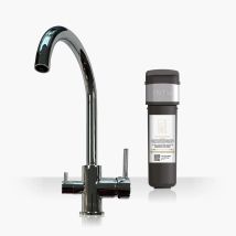 Intu Flair Chrome 3-1 Cold Swan Filtered Water Tap & Pro Filter