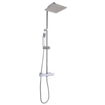 Colonne De Douche Thermostatique Inox Chromée