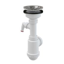 Alcadrain Siphons - Spültisch-siphon, Mit Anschluss, Kunststoff A446p-dn50/40