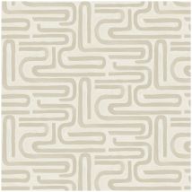 Holden Decor Brushed Geo Neutral Wallpaper Abstract Beige Cream Paste The Paper