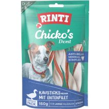 Hundesnacks Ente Chicko Dent Medium 150 G Snacks - Rinti