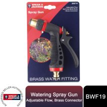 Spear&jackson - Watering Spray Gun, Adjustable Flow, Brass Connector
