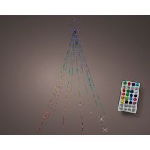 Webmarketpoint - Luz De Estrella Cadente Cambio De Color Para Exteriores H 270 Ø 28 Cm