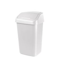 Orthex Poubelle À Couvercle Basculant, 25 Litres, Blanc 32810