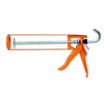 Pistola de silicona metálica profesional Cox – Estructura abierta – Varilla de empuje hexagonal – Sistema de empuje WCD antigoteo