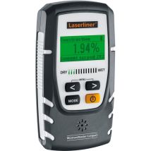 Laserliner – Medidor de humedad MoistureMaster compacto – Rango: 0%...60% – Pantalla iluminada – 12 LEDs indicadores – Incluye batería