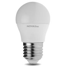 Kugel-LED-Glühbirne 3W E27 – Helle und energieeffiziente Beleuchtung für Wohnräume, Büros – Einfache Installation – NOVA LINE