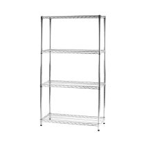 Archimede Étagère Métallique Etagère 4 Tablettes Cm 36 X 91 X H. 168 Cuisine Salle De Bains Garage Placard