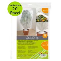 Multipack 20 Pz Telo Di Protezione Per Limoni Olivi E Magnolie Cappuccio In Tnt Pesante 30 G/mq 1,5 X 1,8 Metri