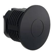Sista – Tappo otturatore circolare nero 22 mm – Plastica, Tondo, Compatibile con Harmony XB4, XB5, XB7