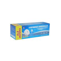Humidivore 6 Recharges Universelles Galet Neutre 500g Dont 2 Gratuites - Humidivore