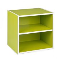 Estante Cube C-Shelf Composite Verde – Madera contrachapada y MDF – 35 cm ancho x 29.2 cm profundidad x 35 cm alto