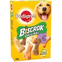 Pedigree – Biscrok Multi Mix Dog Treats 500g – Chicken, Beef, Lamb Flavours