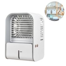 Honornic - Mini Climatiseur Mobile, Rafraîchisseur D'Air/humidificateur/ventilateur Usb Avec