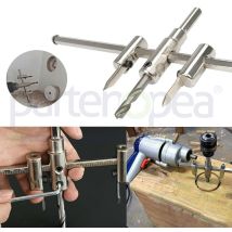 Punta Trapano Fresa A Compasso Da 30 A 120 Mm Sega A Tazza Foro Regolabile