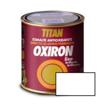 Titan Esmalte Oxiron Liso Blanco 250ml , El Esmalte Oxiron Liso Blanco 250ml Es Un Esmalte Sintético Industrial De Alta Calidad, Ideal Para Pintar 