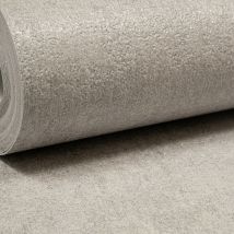 Ugepa - Plain Grey Sliver Glitter Metallic Textured Wallpaper 328866