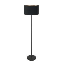 Mexlite - Lámpara De Pie - Noor - Negro - Metal Textil - Lámpara