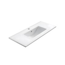 Encimera De Porcelana Blanca De 80 Cm