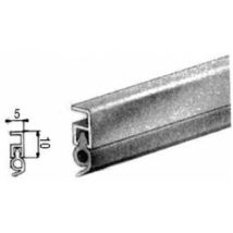 Ellen - Abdichtungsschiene Pts-ar L.2100mm B.5mm Ku.blk Braun M.weich Pvc-lippe - 501201