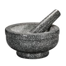 Mortero De Granito Gigante Cilio, Diámetro 21 Cm, 6,5 Kg