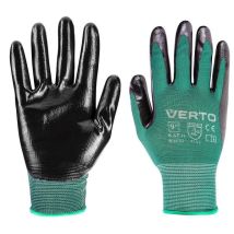 Guantes De Jardinería Recubiertos De Nitrilo, Talla 9".