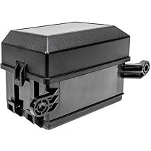 Caja De Relés De 12 Ranuras Con 6 Relés Y 6 Portafusibles Atc/ato Estándar Con 41 Pines Metálicos Para Aplicaciones Automotrices Y Marinas.