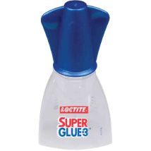 Loctite Super Glue 3 – Colle cianoacrilica liquida – Bottiglia + pennello da 5 g