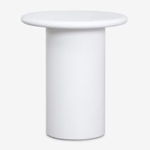 Tavolino rotondo in cemento Namara Ø45 cm – Design contemporaneo – Piedini regolabili – Sklum