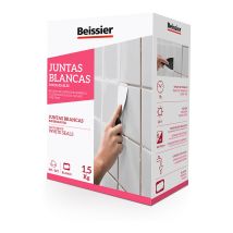 Beissier - Mortero Especial Relleno 10mm Impermeable 1,5kg Blanco