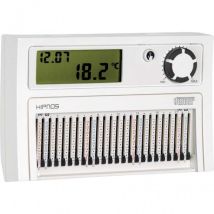 Termostato programable de pared Hipnos – 013900 – Pantalla LCD – Intervalo mínimo de programación: 1 hora – Retardos ajustables: 15', 30', 45'