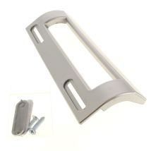 Universal – Poignée grise e=80 à 160 universelle – Pièce détachée pour réfrigérateur incluse, Marque compatible