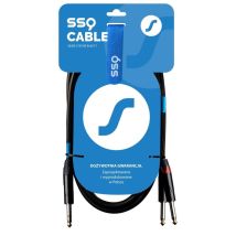 Câble Jack Stéréo Ssq Jsjm2 Ss-1453 - 2x Jack Mono 2 M Noir