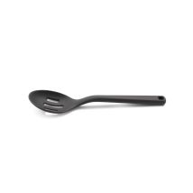 Gemüselöffel – Silikon Küchenhelfer – hitzebeständig bis 220°C – ergonomischer Griff – grau – 30,5 cm
