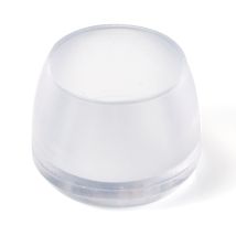 Contera Exterior Transparente – 4 Unidades – Diámetro 25 mm – EHL