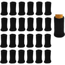 Lot De 24 Chaussettes De Chaise, Chaussettes De Meubles Tricotées Très Élastiques