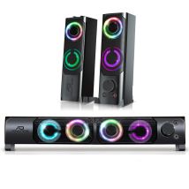 Lautsprecher - Advance - Soundphonic 2.0 Rgb - 6w Rms - Bluetooth 5.0 - Kompaktes Design - Mehrfarbige Hintergrundbeleuchtung