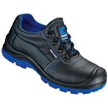 Danzig Halbschuhe CRAFTLAND Schwarz/Blau – EN ISO 20345 S1 SRC – Größe 39 – Rindsleder – Antistatisch – Rutschhemmende Sohle