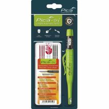 Pica - Marcatore Per Costruzioni / Fori Profondi Dry + Set Di Ricarica Colori Assortiti + Set Di Ricarica 4000 871 414