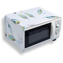 Multifunktions-staubschutzhülle Für Mikrowellenherde, Fettdichte Abdeckung Mit Taschen-küchenschutz (federmuster), 85 Cm × 35 Cm (nur Staubschutzhülle