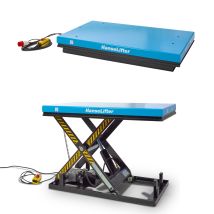 Hanselifter Stationärer Scherenhubtisch Hiw1004 Hubhöhe 1300mm Tragkraft 1000kg Betriebsspannung 230v