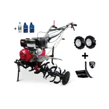 Motozappa Italian Power Rg6.5-130 Iii Motore Rato 389cc Fresa Da 141cm E Assolcatore Benzina Olio