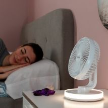 Innovagoods - Tischventilator Mit Akku Und Led Fanled Ø6,6'' 4000 Mah