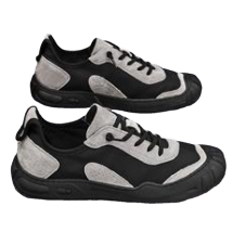 Work Shoes Extra Wide Mens Sneakers Mixed Color Thick-soled Vulcanized Shoes Men's Lace-up Thick-soled Sneakers Women's Breathable Anti-collision Work